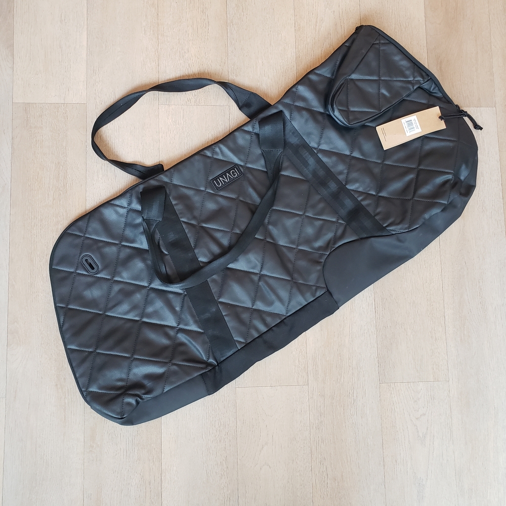Quilted Black Carry Bag - Padded Travel Case Unagi Scooter